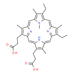 ChemSpider 2D Image | N-METHYLMESOPORPHYRIN | C35H40N4O4