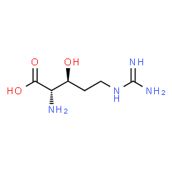 ChemSpider 2D Image | (3S)-3-hydroxy-L-arginine | C6H14N4O3