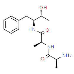 ChemSpider 2D Image | L-alanyl-N-[(1S,2R)-1-benzyl-2-hydroxypropyl]-L-alaninamide | C16H25N3O3