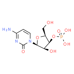 ChemSpider 2D Image | 4-Amino-1-(3-O-phosphono-beta-L-lyxofuranosyl)-2(1H)-pyrimidinone | C9H14N3O8P