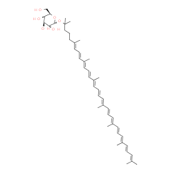 ChemSpider 2D Image | (3E)-3,4-Didehydro-1',2'-dihydro-psi,psi-caroten-1'-yl alpha-D-glucopyranoside | C46H66O6