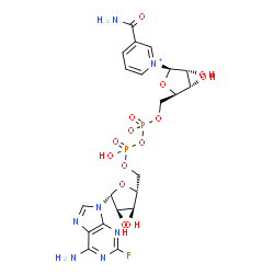 ChemSpider 2D Image | nicotinamide 2-fluoro-adenine dinucleotide | C21H26FN7O14P2