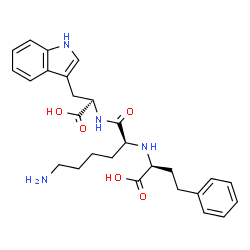 ChemSpider 2D Image | lisinopril-tryptophan | C27H34N4O5