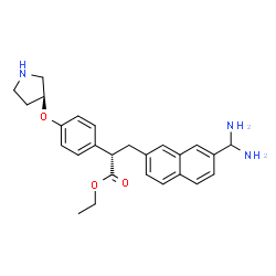 ChemSpider 2D Image | 3-(7-DIAMINOMETHYL-NAPHTHALEN-2-YL)-PROPIONIC ACID ETHYL ESTER | C26H31N3O3