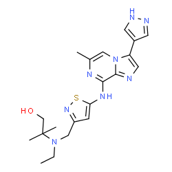 ChemSpider 2D Image | SCH-1473759 | C20H26N8OS