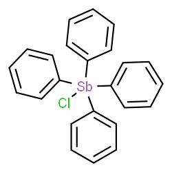 ChemSpider 2D Image | Chloro(tetraphenyl)stiborane | C24H20ClSb