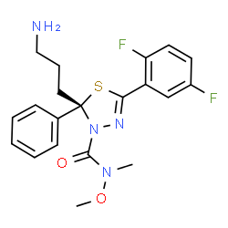 ChemSpider 2D Image | Filanesib | C20H22F2N4O2S