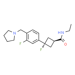 ChemSpider 2D Image | PF-03654746 | C18H24F2N2O
