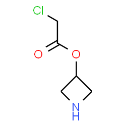 ChemSpider 2D Image | 3-Azetidinyl chloroacetate | C5H8ClNO2