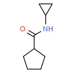 ChemSpider 2D Image | N-Cyclopropylcyclopentanecarboxamide | C9H15NO