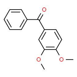 ChemSpider 2D Image | 3,4-Dimethoxybenzophenone | C15H14O3