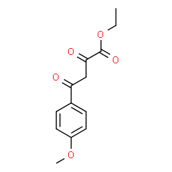 ChemSpider 2D Image | Ethyl 4-[4-methoxyphenyl]-2,4-dioxobutyrate | C13H14O5