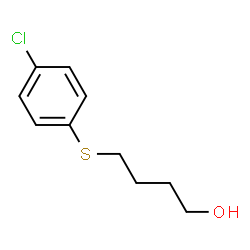 ChemSpider 2D Image | 4-(P-CHLOROPHENYLTHIO)-1-BUTANOL | C10H13ClOS