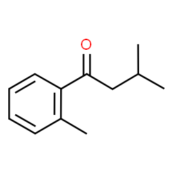 ChemSpider 2D Image | 3-Methyl-1-(2-methylphenyl)-1-butanone | C12H16O