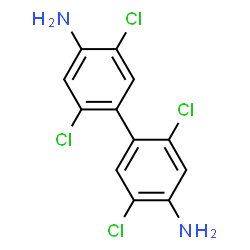 ChemSpider 2D Image | 2,2',5,5'-Tetrachlorobenzidine | C12H8Cl4N2