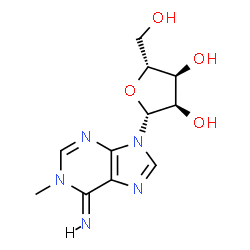 ChemSpider 2D Image | 1-Methyladenosine | C11H15N5O4