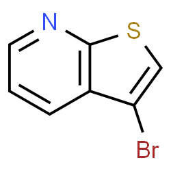 ChemSpider 2D Image | 3-Bromothieno[2,3-b]pyridine | C7H4BrNS