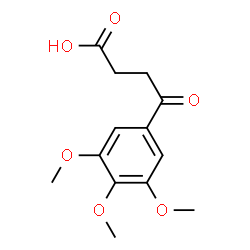 ChemSpider 2D Image | 4-(3,4,5-trimethoxyphenyl)-4-oxobutyric acid | C13H16O6