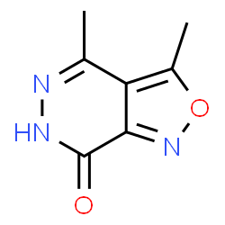 ChemSpider 2D Image | 3,4-DIMETHYL-6H-ISOXAZOLO[3,4-D]PYRIDAZIN-7-ONE | C7H7N3O2