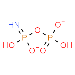 ChemSpider 2D Image | Amidodiphosphoric acid, ion(2-) | H3NO6P2