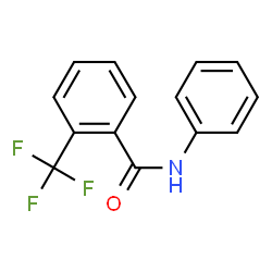 ChemSpider 2D Image | 2-(TRIFLUOROMETHYL)BENZANILIDE | C14H10F3NO