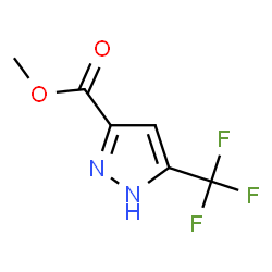 ChemSpider 2D Image | Methyl 5-(trifluoromethyl)-1H-pyrazole-3-carboxylate | C6H5F3N2O2