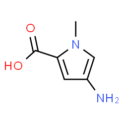 ChemSpider 2D Image | 4-AMINO-(1-METHYLPYRROLE)-2-CARBOXYLIC ACID | C6H8N2O2