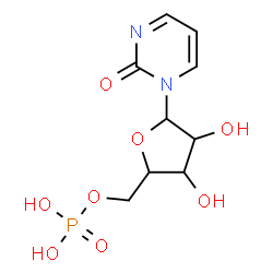 ChemSpider 2D Image | 1-(5-O-Phosphonopentofuranosyl)-2(1H)-pyrimidinone | C9H13N2O8P