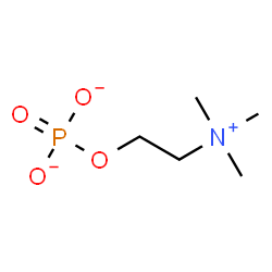 ChemSpider 2D Image | 2-(Trimethylammonio)ethyl phosphate | C5H13NO4P