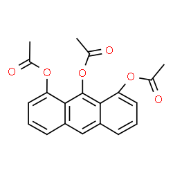 ChemSpider 2D Image | DITHRANOL TRIACETATE | C20H16O6