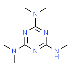 ChemSpider 2D Image | Pentamethylmelamine | C8H16N6