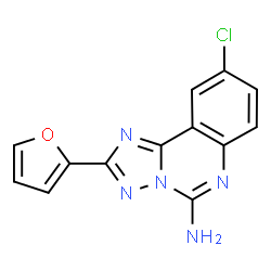 ChemSpider 2D Image | CGS-15943 | C13H8ClN5O