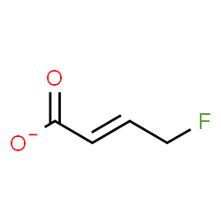 ChemSpider 2D Image | 4-fluorobutenoate | C4H4FO2