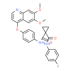ChemSpider 2D Image | Cabozantinib | C28H24FN3O5