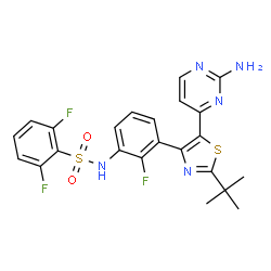 ChemSpider 2D Image | Dabrafenib | C23H20F3N5O2S2