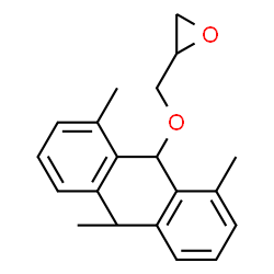ChemSpider 2D Image | 2-{[Bis(2,6-dimethylphenyl)methoxy]methyl}oxirane | C20H24O2