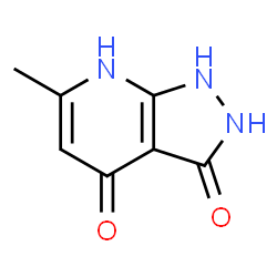 ChemSpider 2D Image | 6-Methyl-1H-pyrazolo[3,4-b]pyridine-3,4(2H,7H)-dione | C7H7N3O2