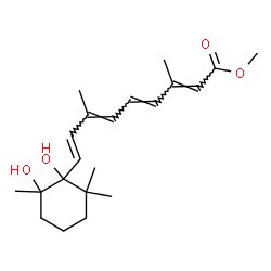 ChemSpider 2D Image | 5,6-Dihydroxy-O~15~-methyl-5,6-dihydroretinoic acid | C21H32O4