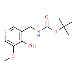 ChemSpider 2D Image | tert-Butyl (4-hydroxy-5-methoxypyridin-3-yl)methylcarbamate | C12H18N2O4