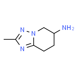 ChemSpider 2D Image | 2-Methyl-5,6,7,8-tetrahydro[1,2,4]triazolo[1,5-a]pyridin-6-amine | C7H12N4