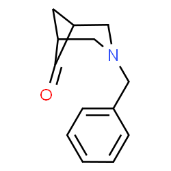 ChemSpider 2D Image | 3-Benzyl-3-azabicyclo[3.1.1]heptan-6-one | C13H15NO