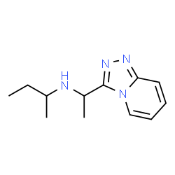 ChemSpider 2D Image | N-[1-([1,2,4]Triazolo[4,3-a]pyridin-3-yl)ethyl]-2-butanamine | C12H18N4