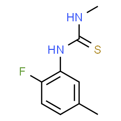 ChemSpider 2D Image | 1-(2-Fluoro-5-methylphenyl)-3-methylthiourea | C9H11FN2S