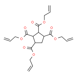 ChemSpider 2D Image | Tetraallyl 1,2,3,4-cyclopentanetetracarboxylate | C21H26O8