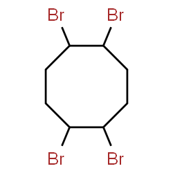 ChemSpider 2D Image | 1,2,5,6-Tetrabromocyclooctane | C8H12Br4