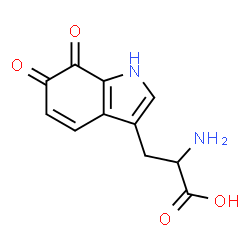 ChemSpider 2D Image | 3-(6,7-Dioxo-6,7-dihydro-1H-indol-3-yl)alanine | C11H10N2O4