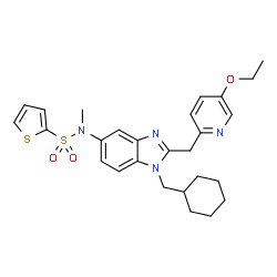 ChemSpider 2D Image | AZ-11713908 | C27H32N4O3S2