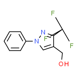 ChemSpider 2D Image | [1-Phenyl-3-(trifluoromethyl)-1H-pyrazol-4-yl]methanol | C11H9F3N2O