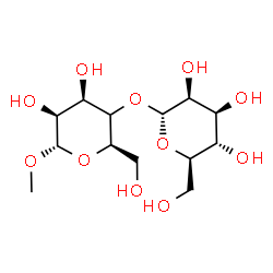 ChemSpider 2D Image | Methyl (4xi)-4-O-alpha-D-mannopyranosyl-alpha-D-lyxo-hexopyranoside | C13H24O11