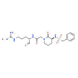 ChemSpider 2D Image | ({(4S)-4-[({(3S)-3-[(Benzylsulfonyl)amino]-2-oxo-1-piperidinyl}acetyl)amino]-5-oxopentyl}amino)(imino)methanaminium | C20H31N6O5S
